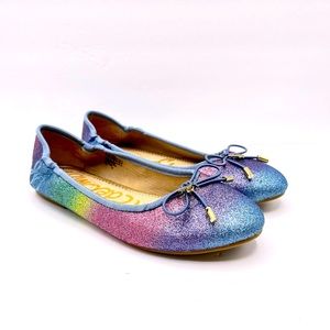 Sam Edelman Big Girls Size 4 Felicia Ballet Flats Ombre